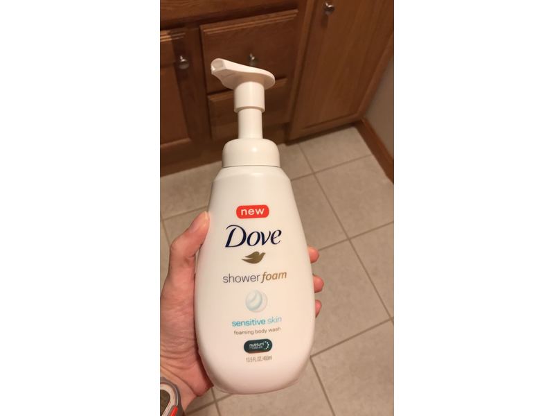 Dove Shower Foam Sensitive Skin, 13.5 oz