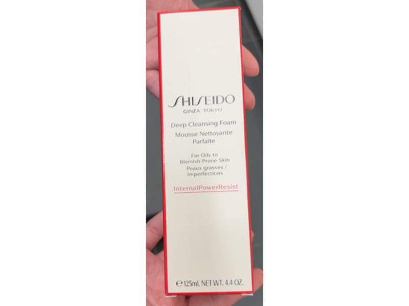 Shiseido Internal Power Resist Deep Cleansing Foam, 4.4 oz/125 mL