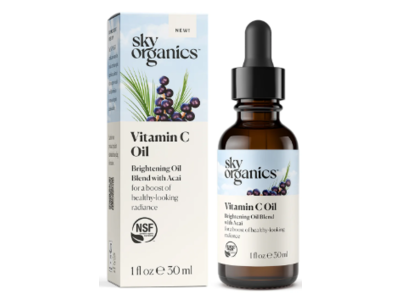Sky Organics Brightening Oil, Vitamin C, 1 fl oz/30 mL
