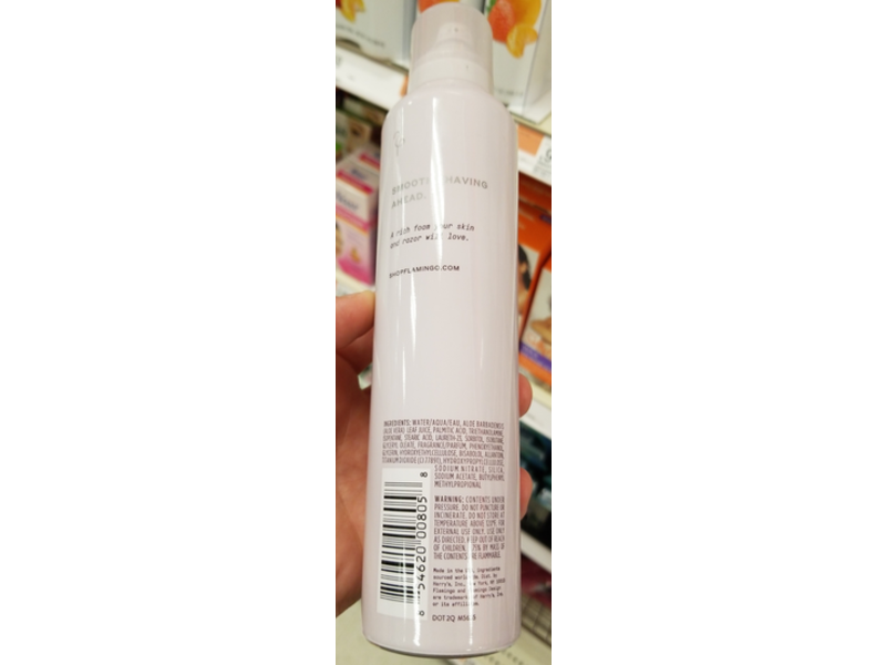 Flamingo Foaming Shave Gel, 6.7 oz/191 g