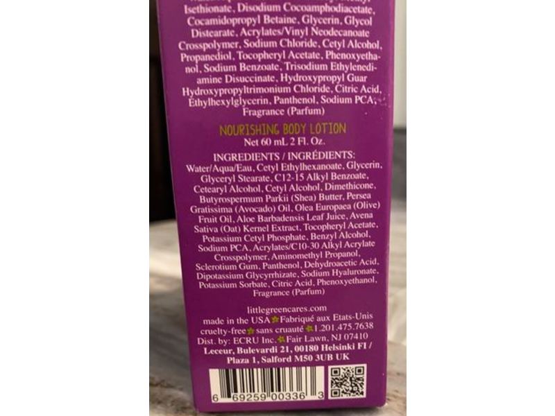 Little Green Kids Nourishing Body Lotion, 2 fl oz/60 mL