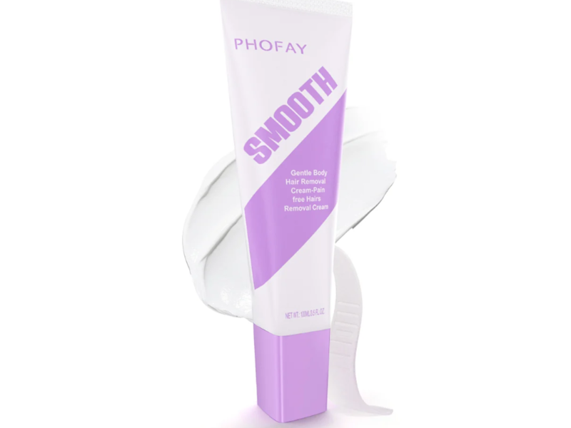Phofay Smooth Gentle Body Hair Removal Cream, Aloe Essence, 3.5 fl oz/100 mL
