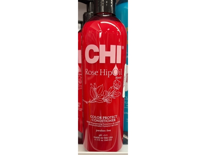 Chi Rosehip Oil Blend Color Protect Conditioner, 11.5 fl oz/340 mL