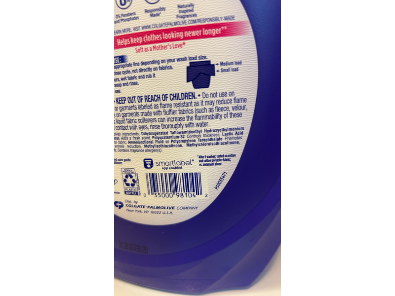 Suavitel Complete Fabric Conditioner, Soothing Lavender, 89 Loads, 105 fl oz/3 L, Pack Of 4