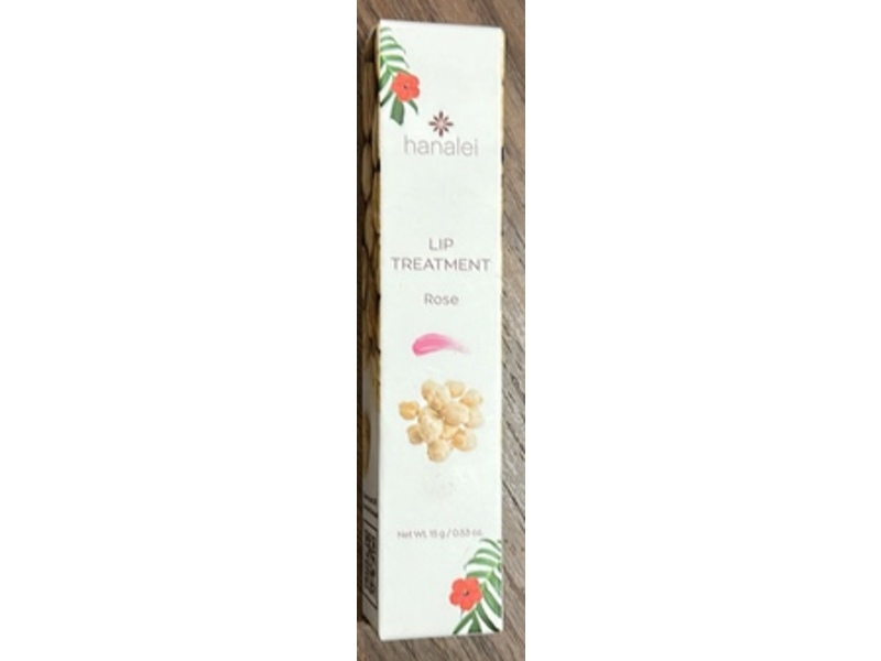 Hanalei Lip Treatment, Rose, 0.53 oz/15 g