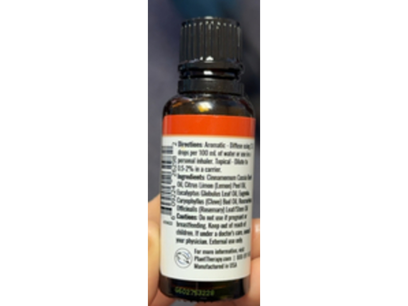 Plant Therapy Germ Fighter Essential Oil Blend, 1 fl oz/30 mL
