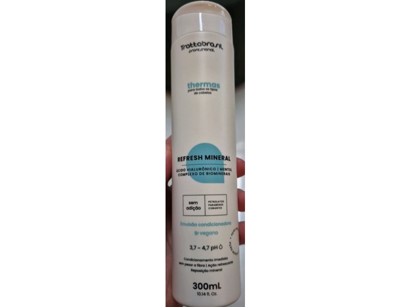 Trattabrasil Refresh Mineral Thermas Conditioner, 10.14 fl oz/300 mL