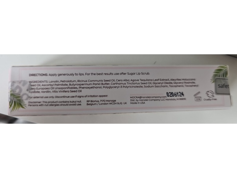 Hanalei Lip Treatment, Clear, 0.53 oz/15 g