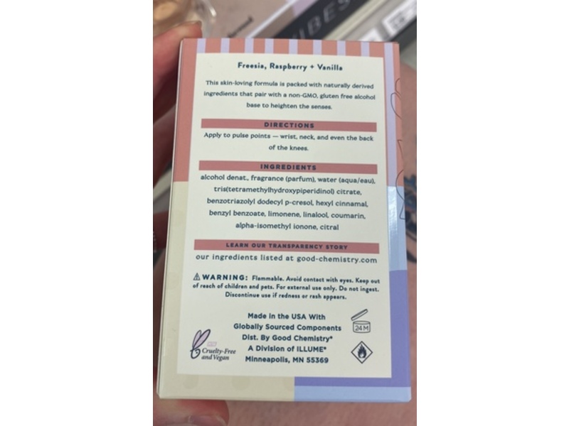 Good Chemistry Eau de Parfum, Sugar Berry, 1.69 fl oz/50 mL