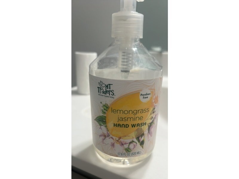 HT Traders Hand Wash, Lemongrass Jasmine, 17.6 fl oz/520 mL
