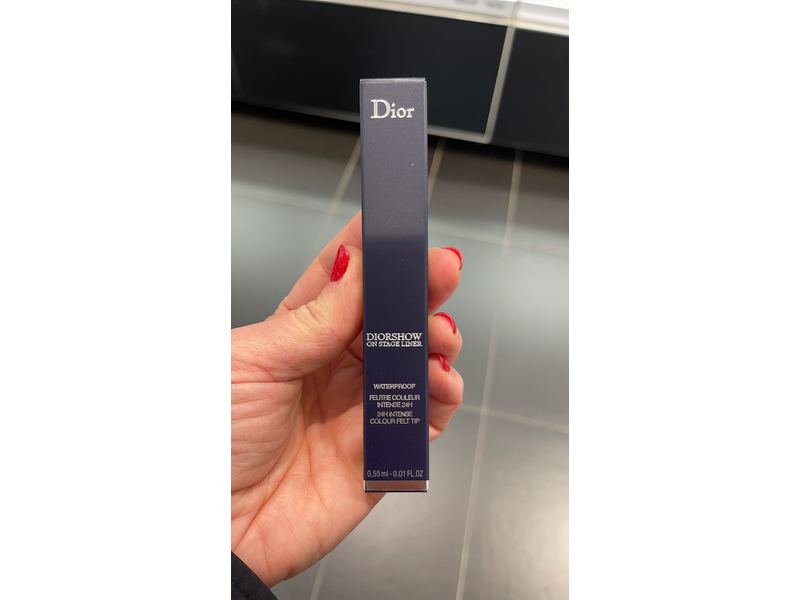 Dior Diorshow on Stage EyeLiner 24H Intense Colour Felt Tip - Matte Black, 0.55 mL/0.01 fl oz