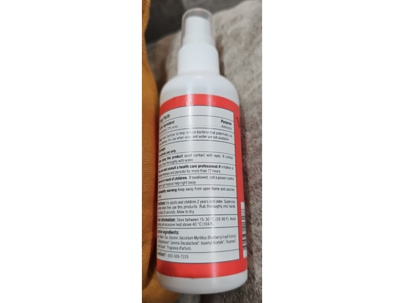 Attitude Little Leaves Hand Sanitizer, Mango, 3.38 fl oz/100 mL