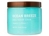 Equate Shea Sugar Scrub, Ocean Breeze, Jasmine & Vitamin E, 18 z oz/510 g - Image 2