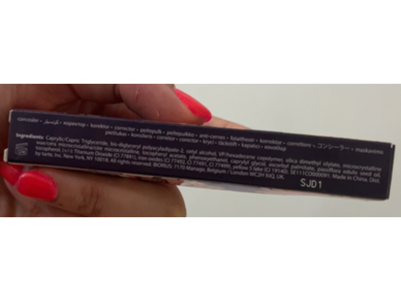 Tarte Creaseless Concealer, 34H Medium Honey, 0.225 oz/6.4 g