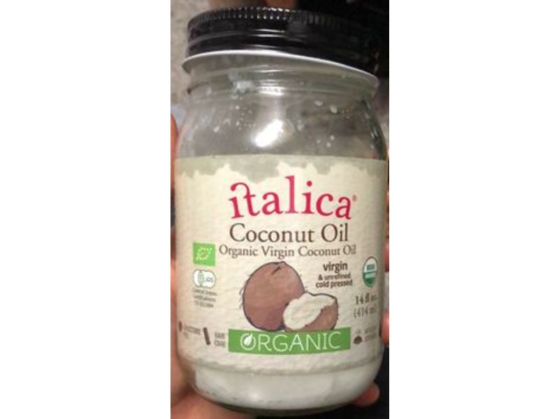 Italica Organic Virgin Coconut Oil, 14 fl oz/414 mL