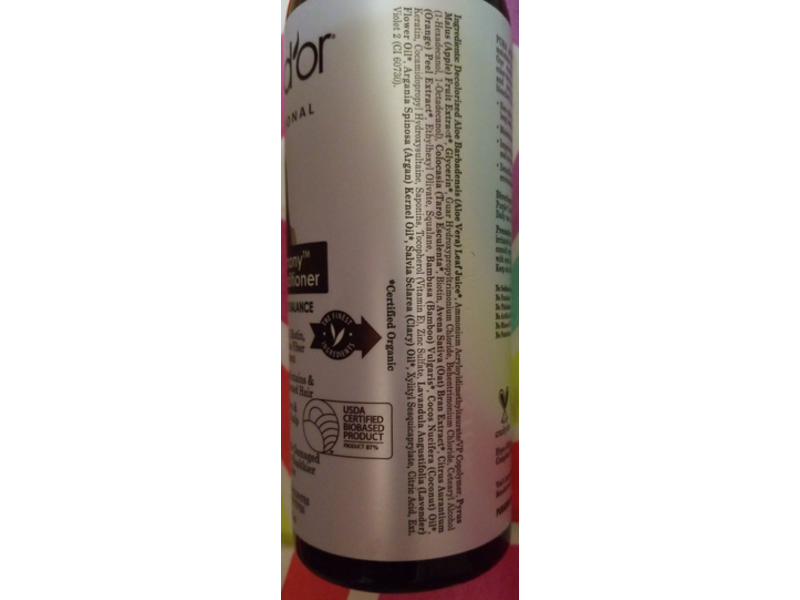 Pura d'or Color Harmony Purple Conditioner, Paraben Free, 16 fl oz/473 mL