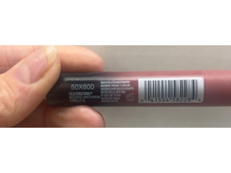 Maybelline Ultimatte Matt Lipstick, 699 More Buff, 0.06 oz/1.7 g