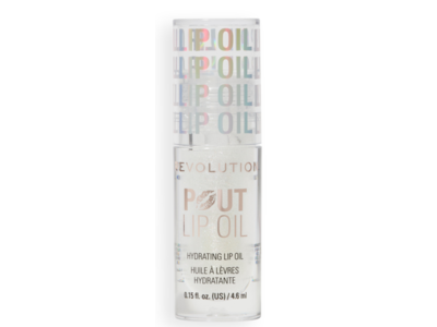 Revolution Hydrating Pout Lip Oil, Holographic Shimmer, 0.15 fl oz/46 mL