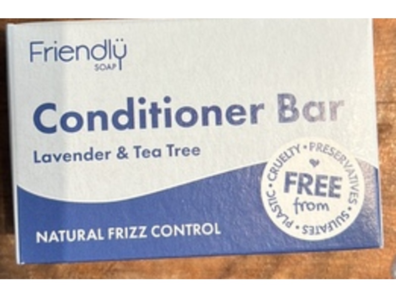 Friendly Soap Conditioner Bar, Lavender Tea Tree, 95 g