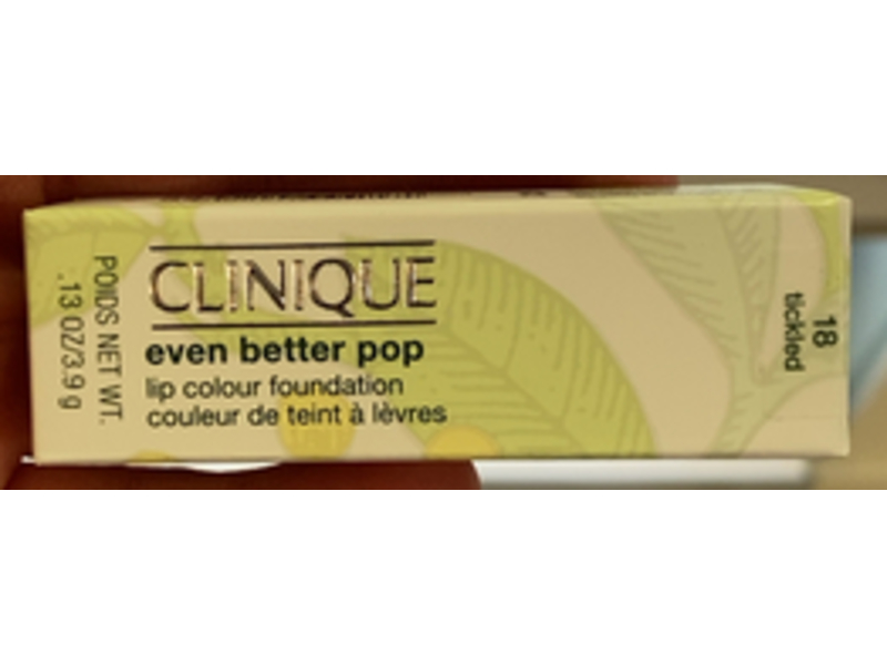 Clinique Even Better Pop Lip Color Foundation, 18 Tickled, 0.13 oz/3.9 g