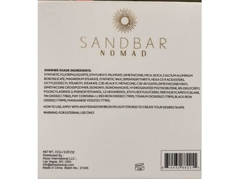 Sandbar Nomad Eye Shadow Palette