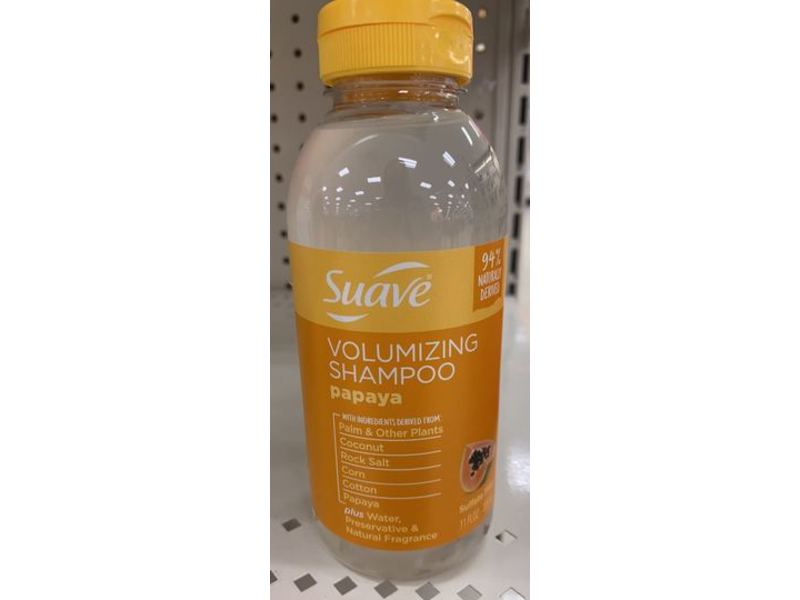 Suave Volumizing Shampoo, Papaya, 11 fl oz/325 ml