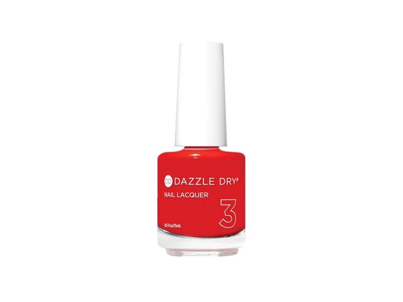 Dazzle Dry Nail Lacquer, Holly Berry, 0.5 fl oz/15 mL