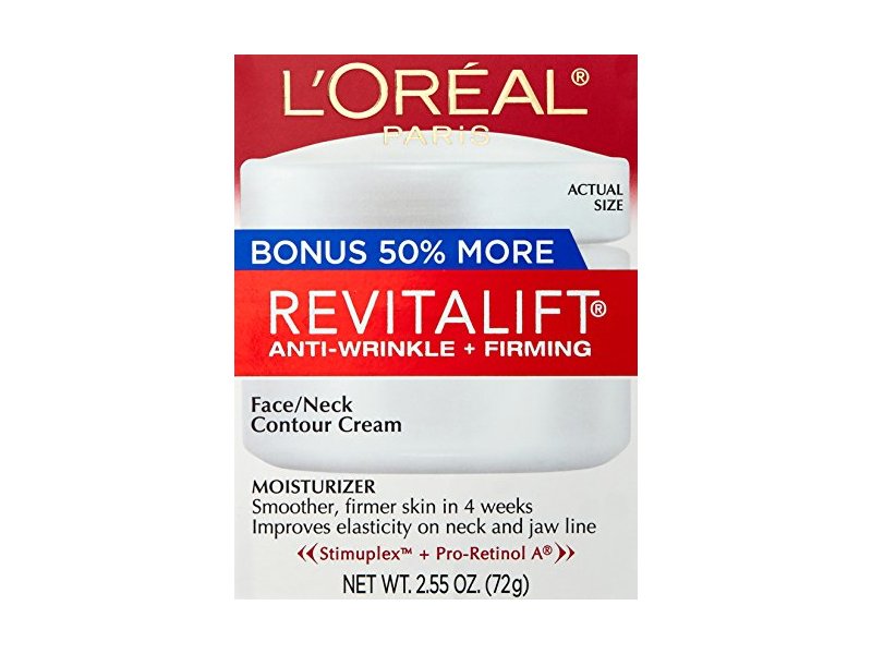 L'Oréal Paris Revitalift Anti-Wrinkle + Firming Night Cream Anti-Aging Pro Retinol, 50%, 2.55 oz.