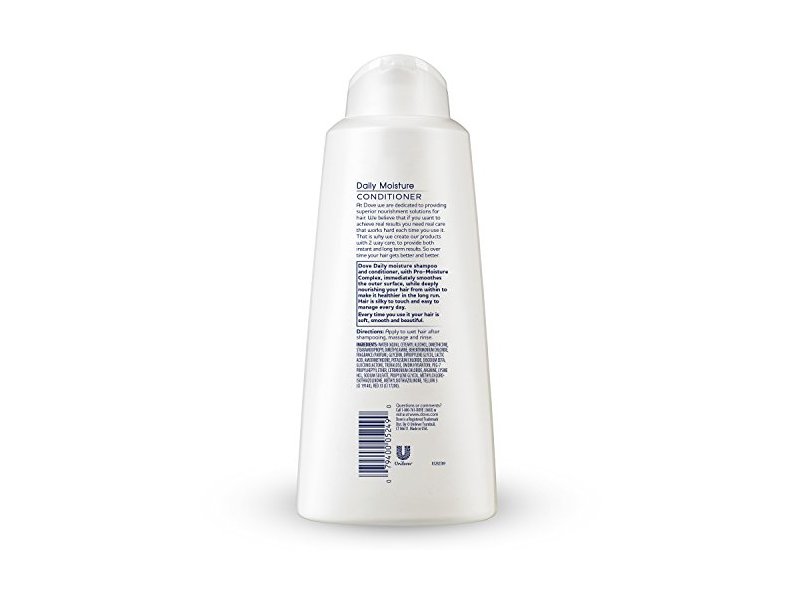 Dove Daily Moisture Conditioner, 25.4 fl oz/750 mL