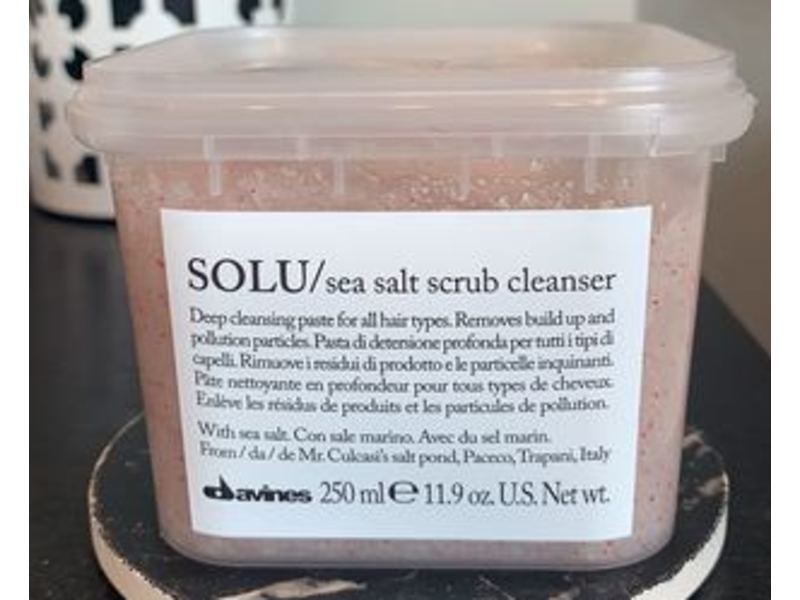 Davines Solu Sea Salt Scrub Cleanser, 11.9 oz/250 mL