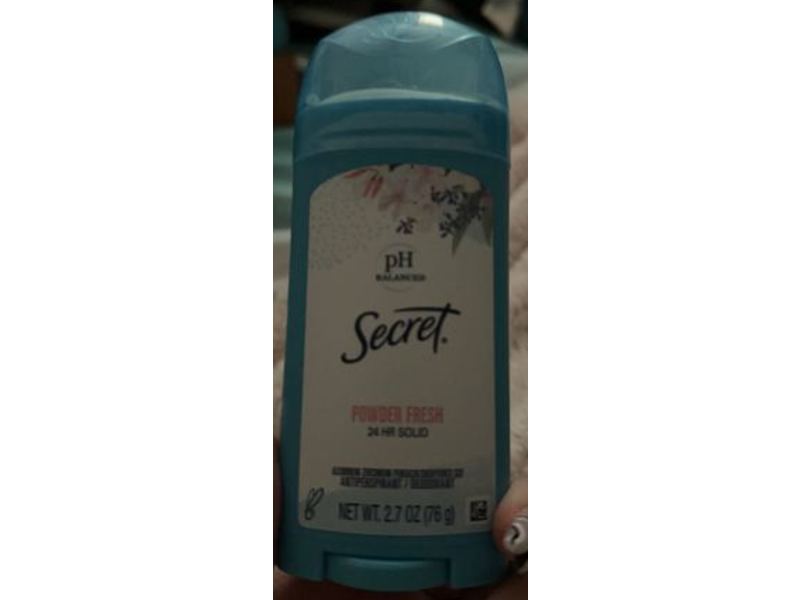 Secret Antiperspirant/Deodorant, Powder Fresh, 2.7 oz/76 g, Pack of 5