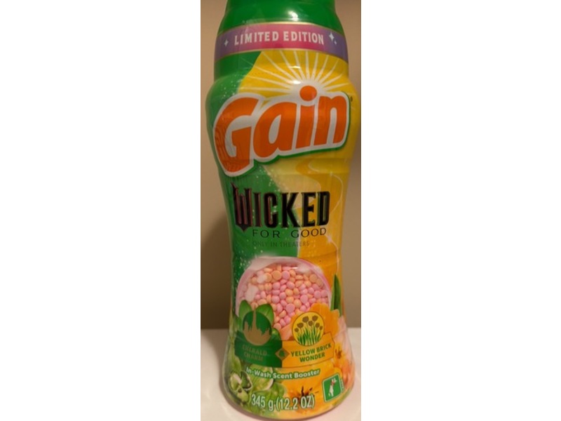 Gain In-Wash Laundry Scent Booster, Emerald Charm + Yellow Brick Wonder, 12.2 fl oz/345 g