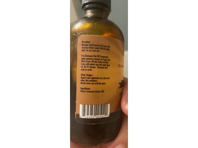 Sunny Isle Jamaican Castor Oil Black, 4 fl oz