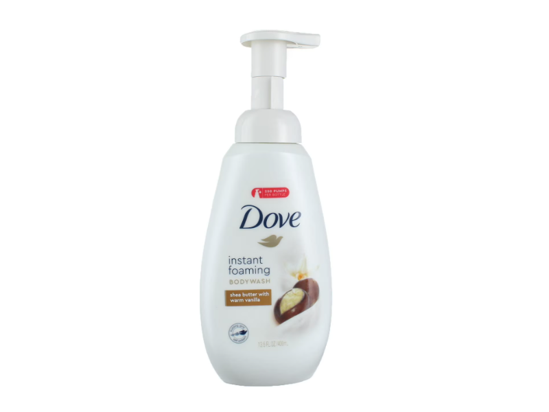 Dove Instant Foaming Body Wash, Shea Butter & Warm Vanilla, 13.5 fl oz /400 mL
