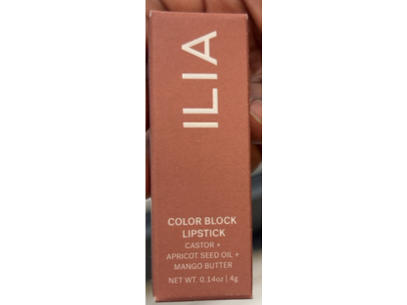 ILIA Color Block Lipstick, Tango, 0.14 oz/4 g