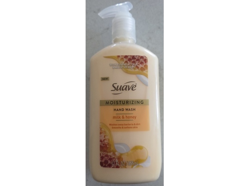Suave Moisturizing Hand Wash, Milk & Honey, 12 fl oz/355 mL