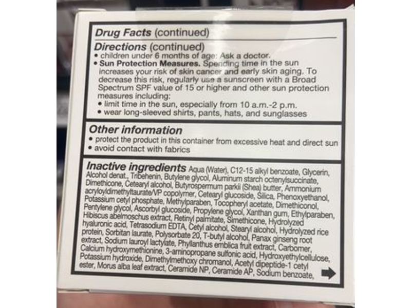 No7 Restore & Renew Face & Neck Multiaction Day Cream, Fragrance Free, SPF 30, 1.69 fl oz/50 mL