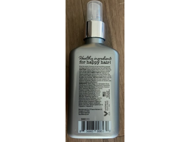 Sauce Coconut Water Anti-Humidity Hair Spray, 5.2 fl oz/153 mL