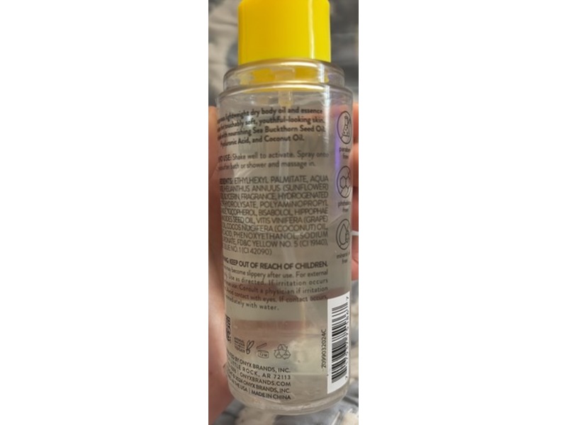 Onyx Professional Coconut Bliss Hydrating Dry Body Oil & Essence Duo, Coconut & Vanilla, 3 fl oz/110 mL