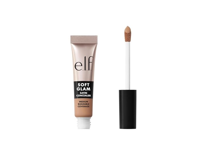 e.l.f. Soft Glam Satin Concealer, 25 Light Neutral, 0,21 fl oz/6.3 mL