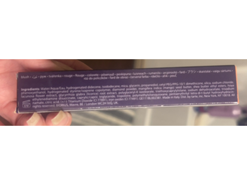 Tarte Tape Liquid Blush, Peach, 0.4 fl oz/12 mL