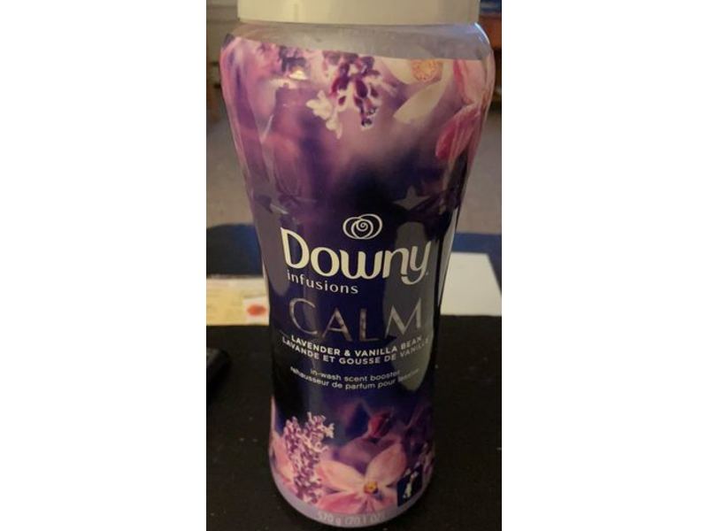Downy Infusions Calm Laundry Scent Booster, Lavender & Vanilla Bean, 20.1 oz/570 g