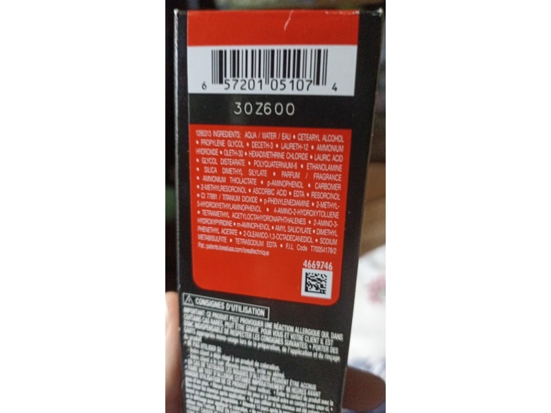 L'OREAL TECHNIQUE Excellence HiColor Permanent Hair Color, H7 Sizzling Copper, 1.74 oz/49.29 g