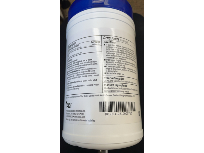 Pdi Sani - Hand Instant Hand Santizing Wipes, 135 Count