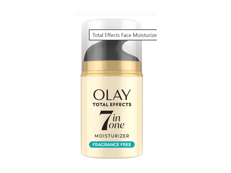 Olay Total Effects 7-In-One Moisturizer, Fragrance-Free, 1.7 fl oz/50 mL