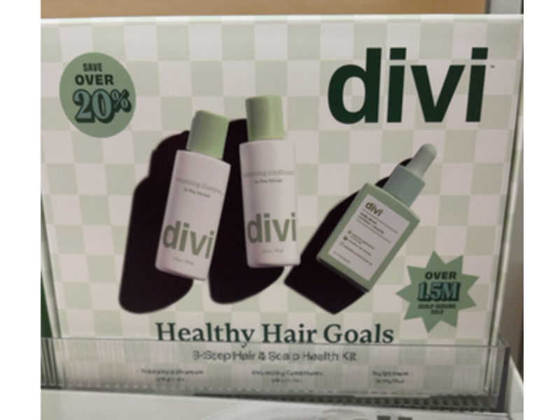 Divi Healthy Hair Goals 3-Step Hair & Scalp Health Kit