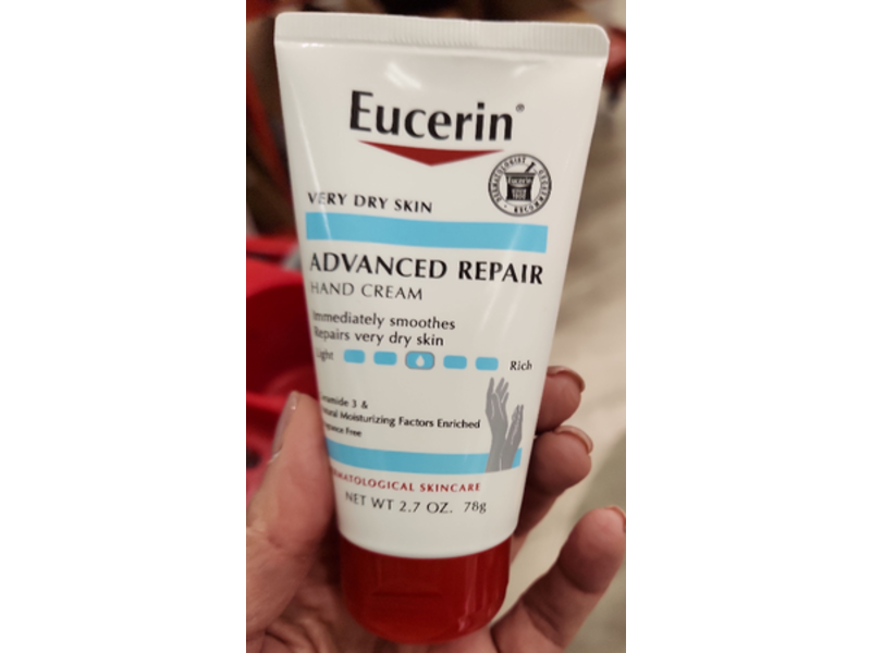 Eucerin Advanced Repair Hand Cream, 2.7 oz/78 g
