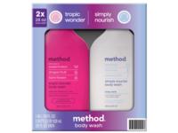 Method Body Wash Set, Tropic Wonder, Simply Nourish, 28 fl oz/828 mL - thumbnail 1