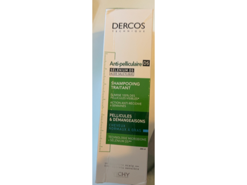 Vichy Dercos Anti-Dandruff Shampoo, 200 mL