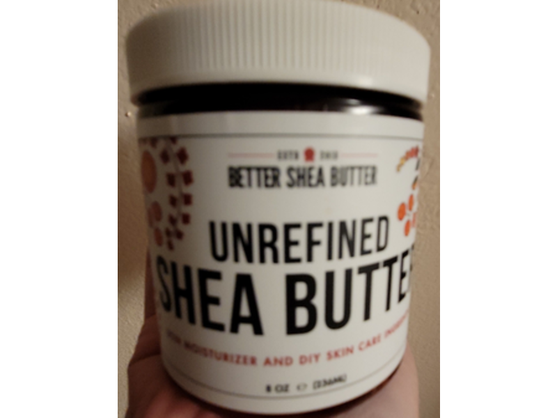 Better Shea Butter Undefined Moisturizer, Shea Butter, 8 fl oz/236 mL